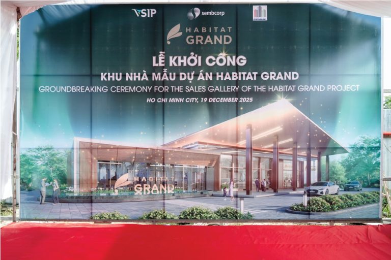 CHÍNH THỨC KHỞI CÔNG SALES GALLERY HABITAT GRAND: CỘT MỐC ĐÁNH THỨC THÀNH PHỐ MỚI BÌNH DƯƠNG