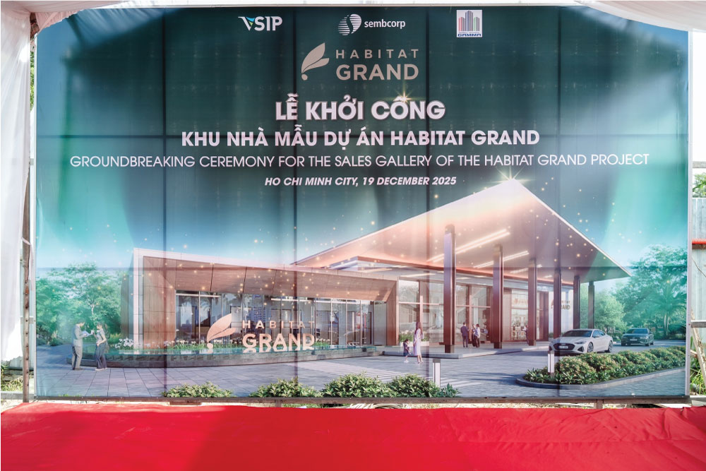 CHÍNH THỨC KHỞI CÔNG SALES GALLERY HABITAT GRAND: CỘT MỐC ĐÁNH THỨC THÀNH PHỐ MỚI BÌNH DƯƠNG