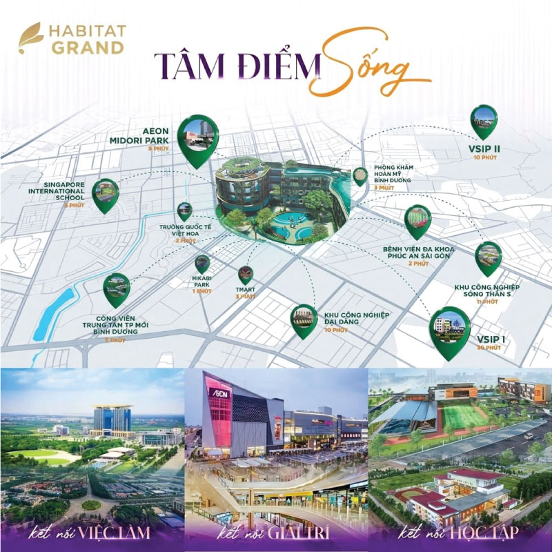 Habitat Grand: Tâm Điểm Sống Đa Kết Nối Tại "Siêu Phường" Bình Dương